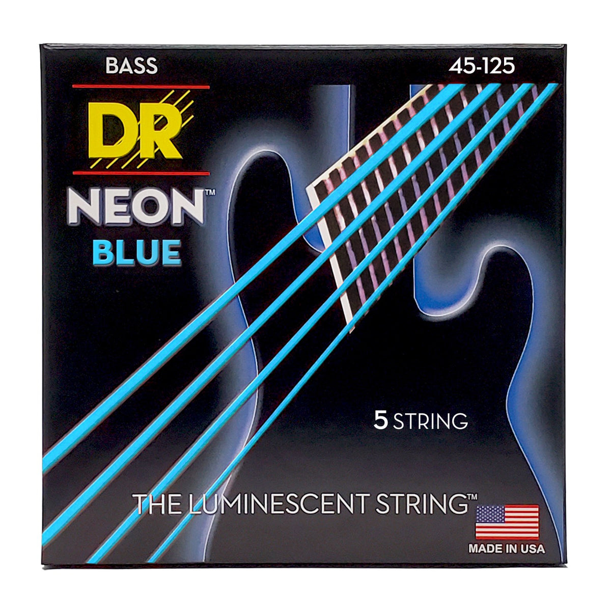 Dây DR Hi-Def Neon 45-125 màu xanh dương (NBB5-45) – bao bì mặt trước