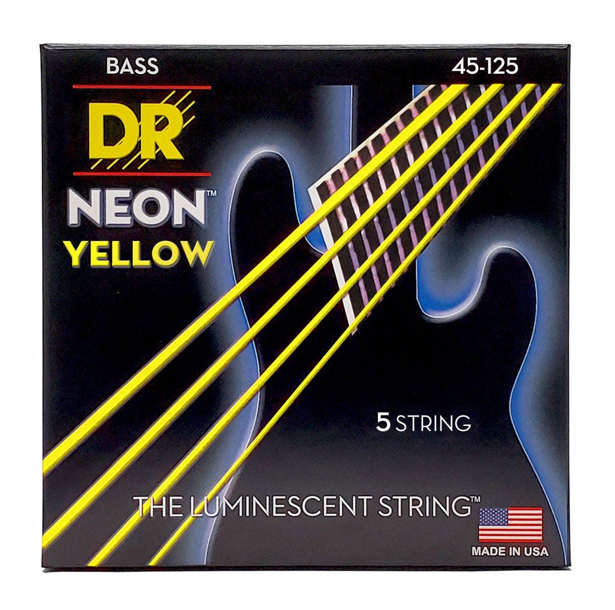 Dây DR Hi-Def Neon 45-125 màu vàng (NYB5-45) – bao bì mặt trước