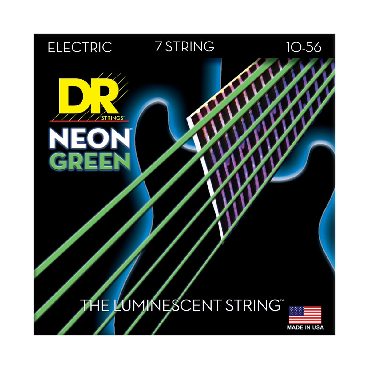 Dây DR Hi-Def Neon 10-56 màu xanh lá (NGE7-10) – bao bì mặt trước
