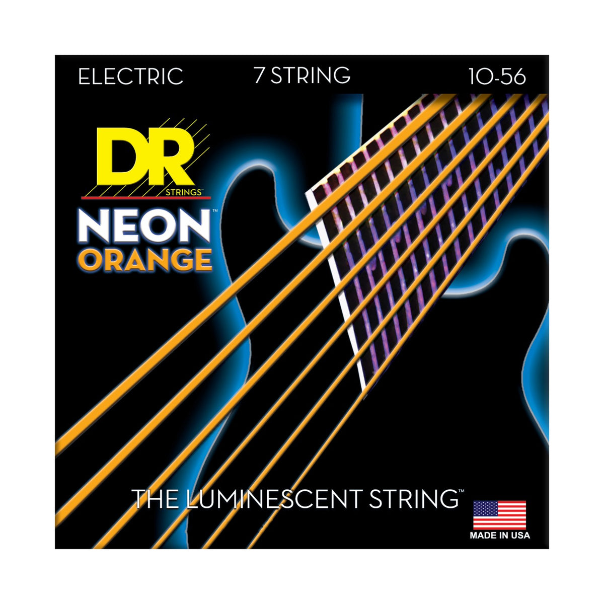 Dây DR Hi-Def Neon 10-56 màu cam (NOE7-10) – bao bì mặt trước