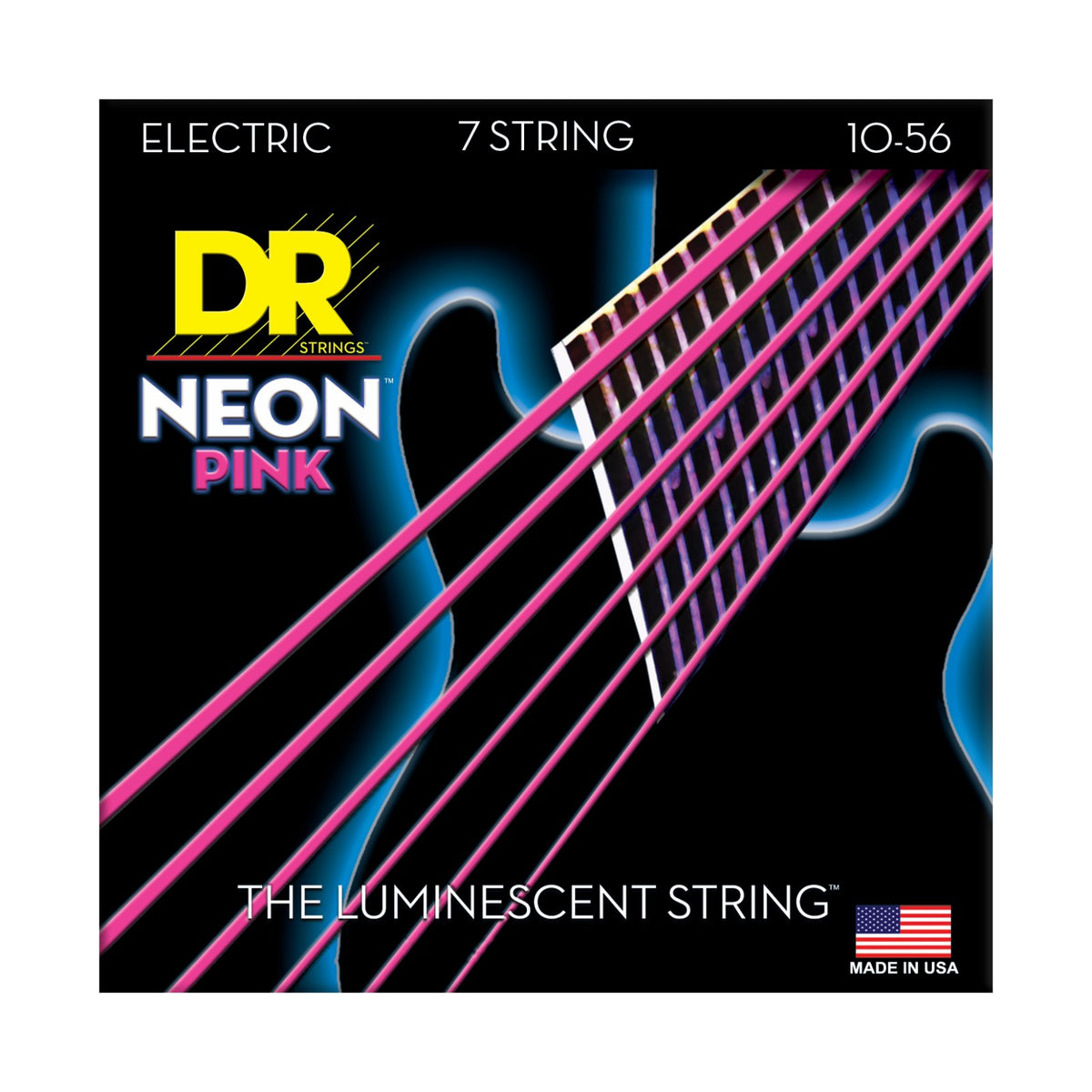 Dây DR Hi-Def Neon 10-56 màu hồng (NPE7-10) – bao bì mặt trước