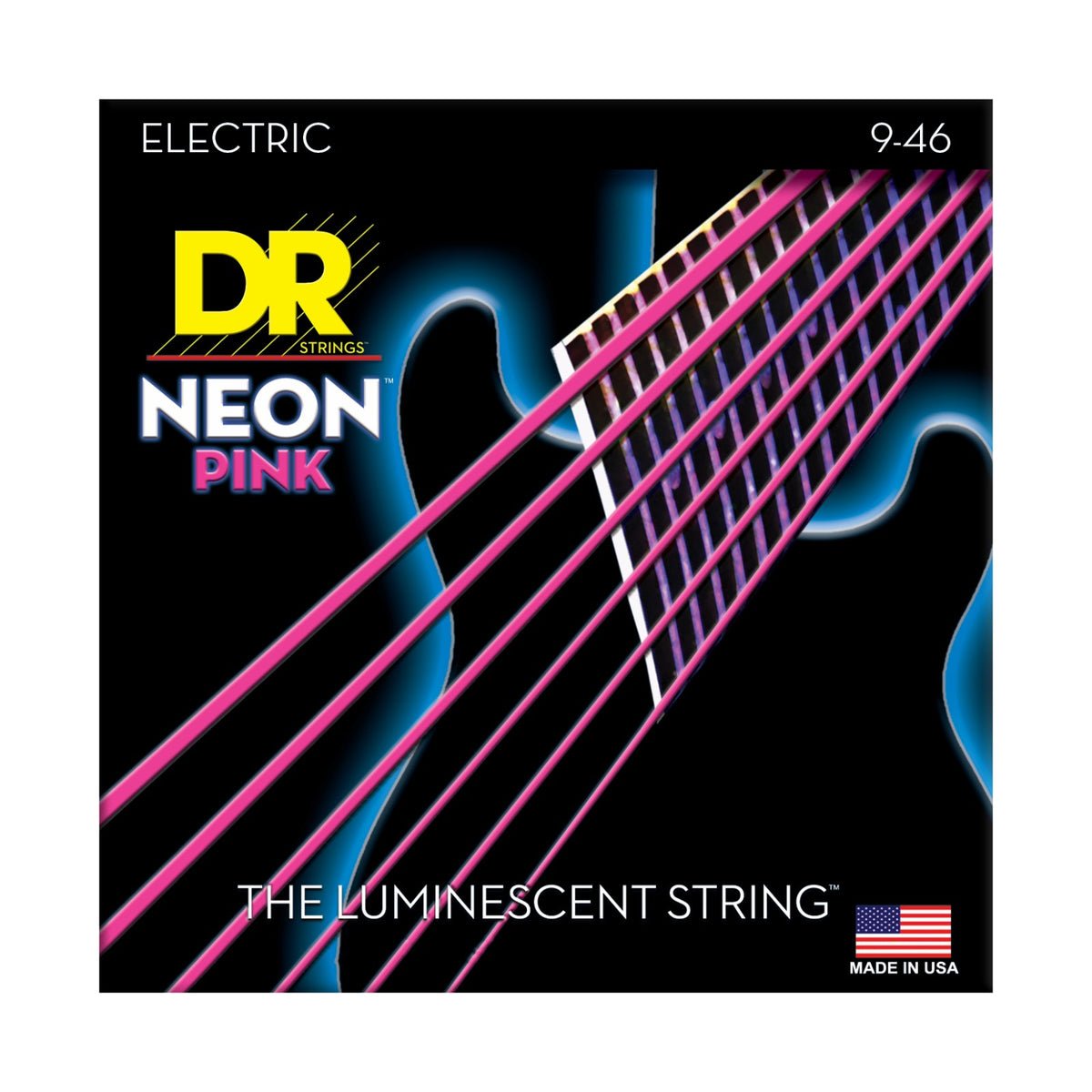 Dây DR Hi-Def Neon 9-46 màu hồng (NPE-9/46) – bao bì mặt trước