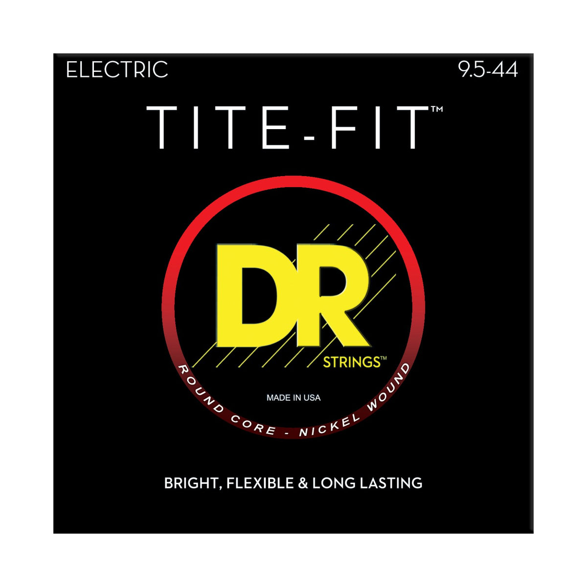Dây DR Tite-Fit HT-9.5 9.5-44 Half - Tite – bao bì mặt trước, in MADE IN USA