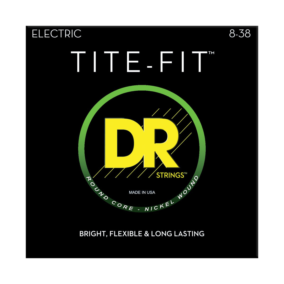 Dây DR Tite-Fit LLT-8 8-38 Light - Light – bao bì mặt trước, in MADE IN USA
