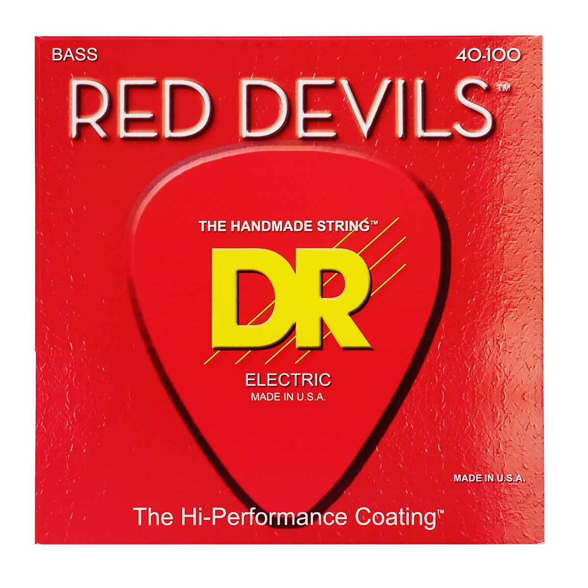 Dây DR Red Devils RDB-40 40-100 Light – bao bì mặt trước, in MADE IN USA