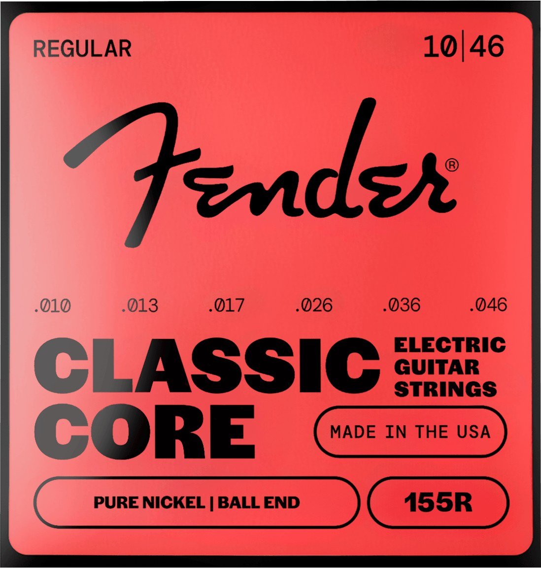 Fender Classic Core 155R – cỡ 10-46 Regular, cùng dòng Classic Core 155 với 155L
