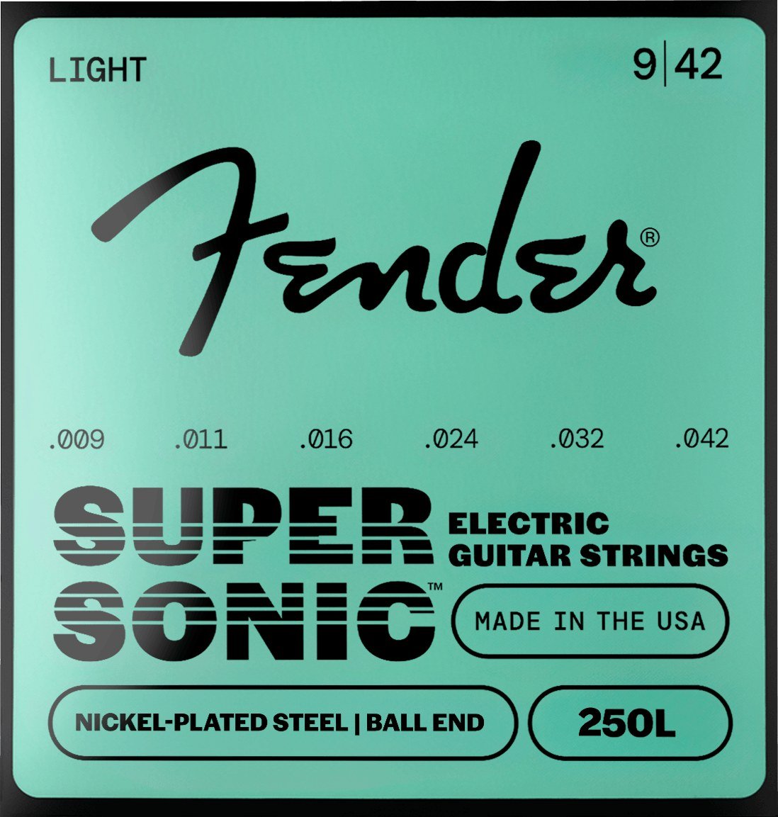 Fender SuperSonic 250L – cỡ 9-42 Light, cùng dòng SuperSonic 250 với 250LR