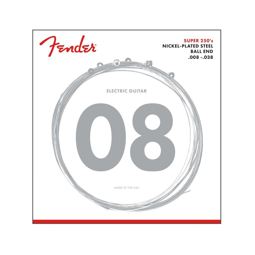 Dây Fender SuperSonic 250XS 8-38 – bao bì mẫu trước