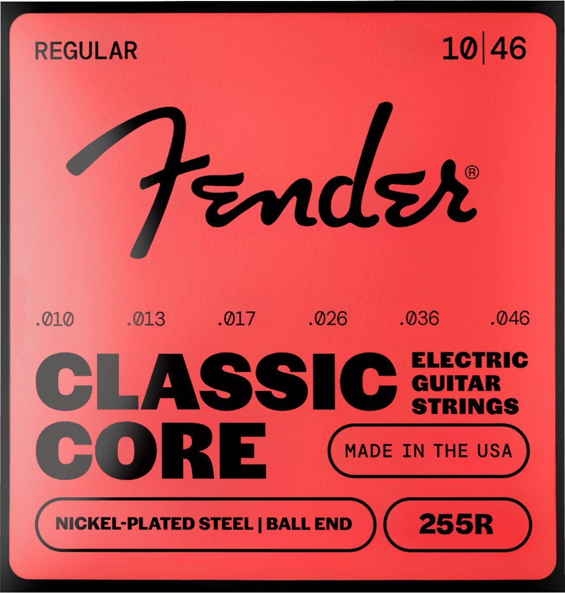 Fender Classic Core 255R – cỡ 10-46 Regular, cùng dòng Classic Core 255 với 255L