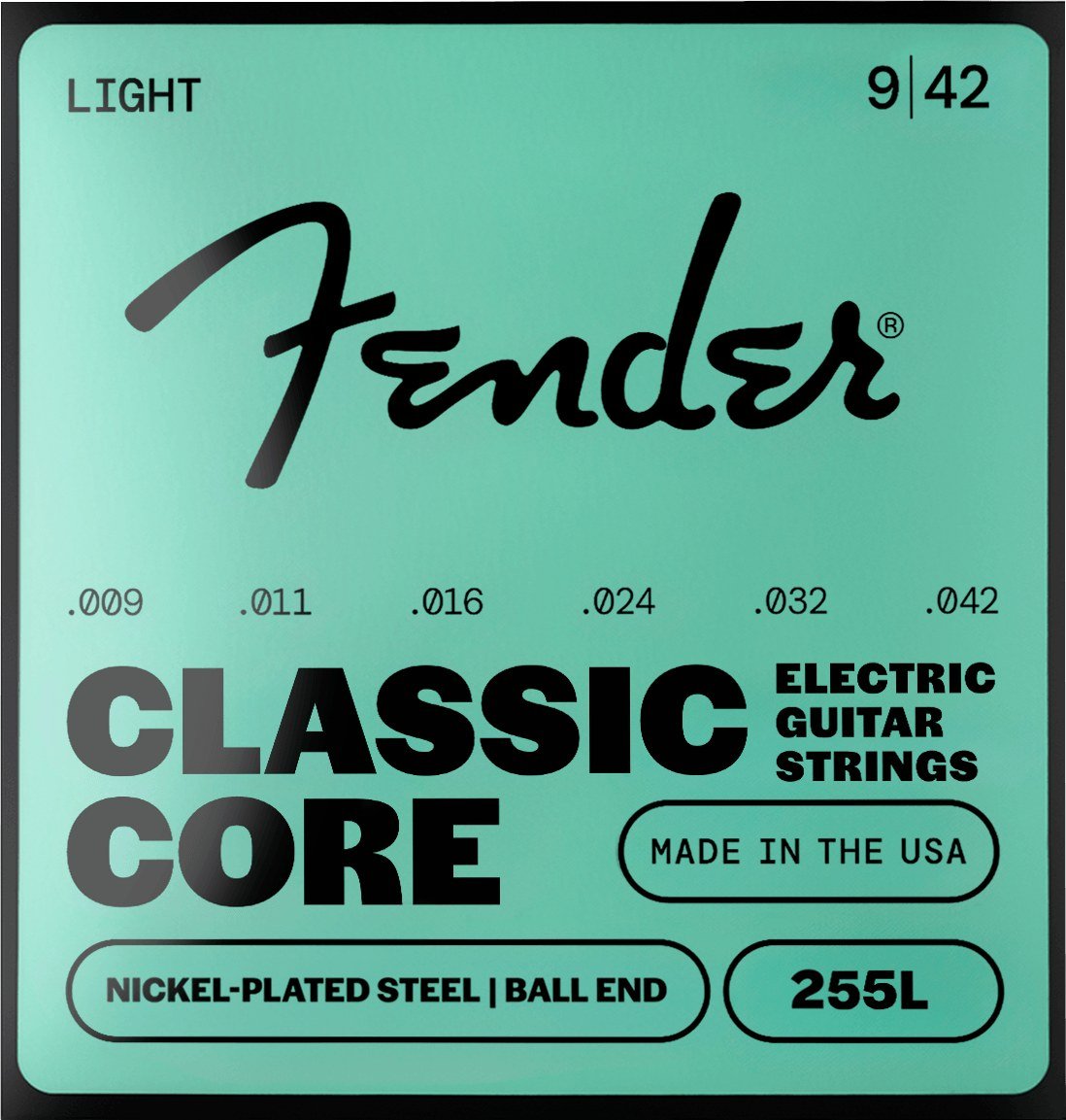 Fender Classic Core 255L – cỡ 9-42 Light, cùng dòng Classic Core 255 với 255R