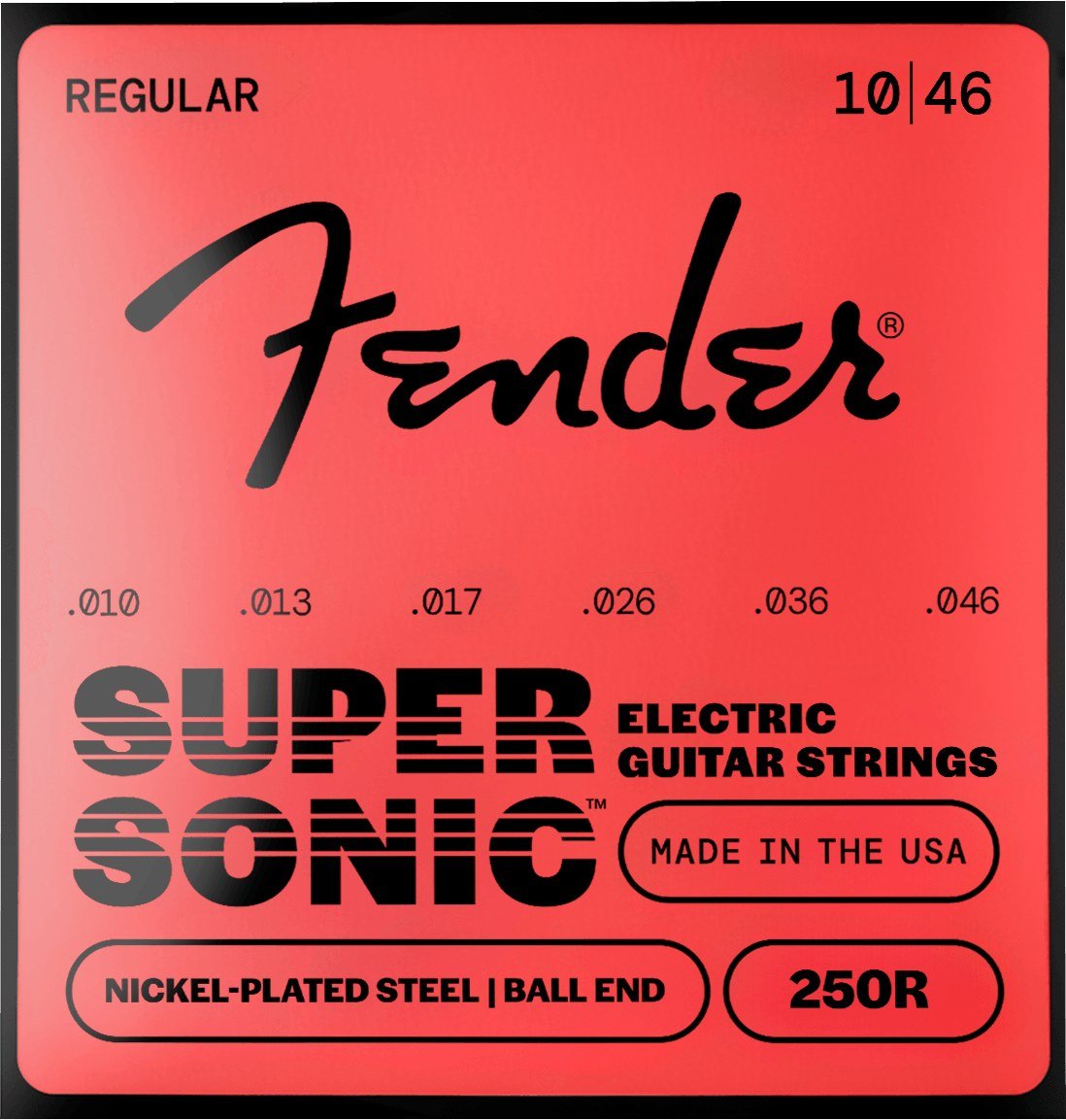 Fender SuperSonic 250R 10-46 – bộ dây liên quan để so sánh với 350R SuperSonic 350