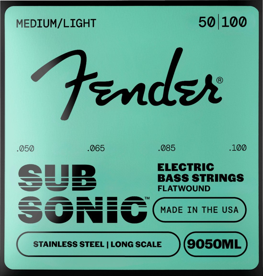 Fender SubSonic 9050ML 50-100 – bộ dây liên quan để so sánh với 7350ML SubSonic 7350
