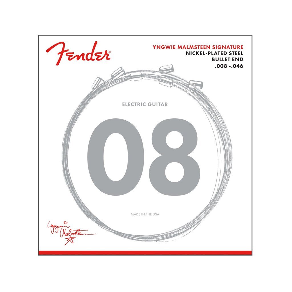 Dây Fender Yngwie Malmsteen Signature Bullets 8-46 – bao bì mẫu trước