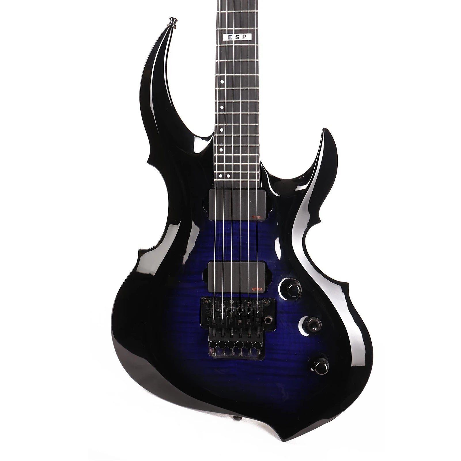 Đàn Guitar Điện ESP E-II FRX, Flame Maple Top - Reindeer Blue