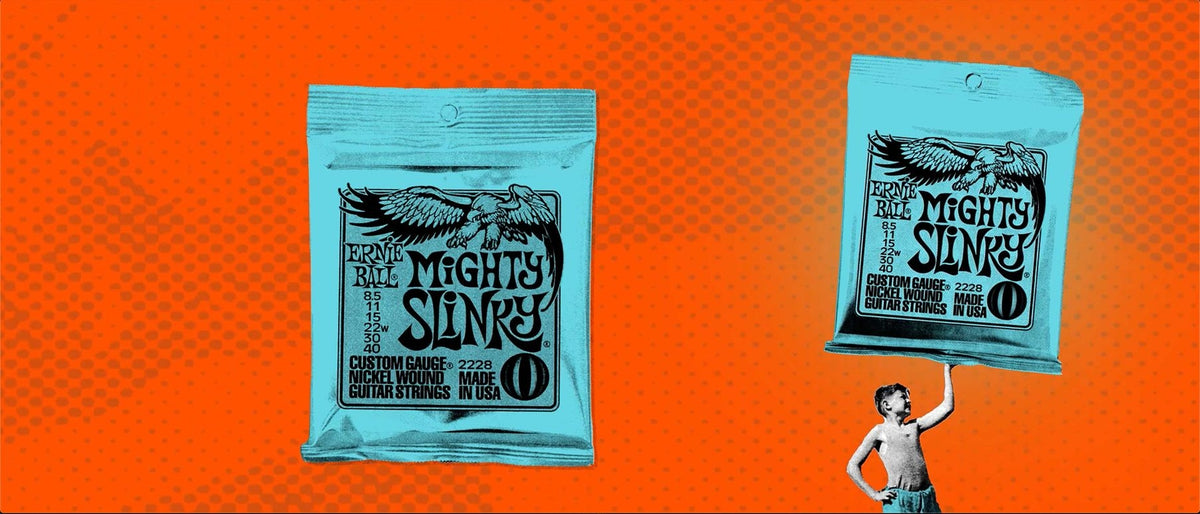 Bao bì dây Ernie Ball Mighty Slinky 8.5-40