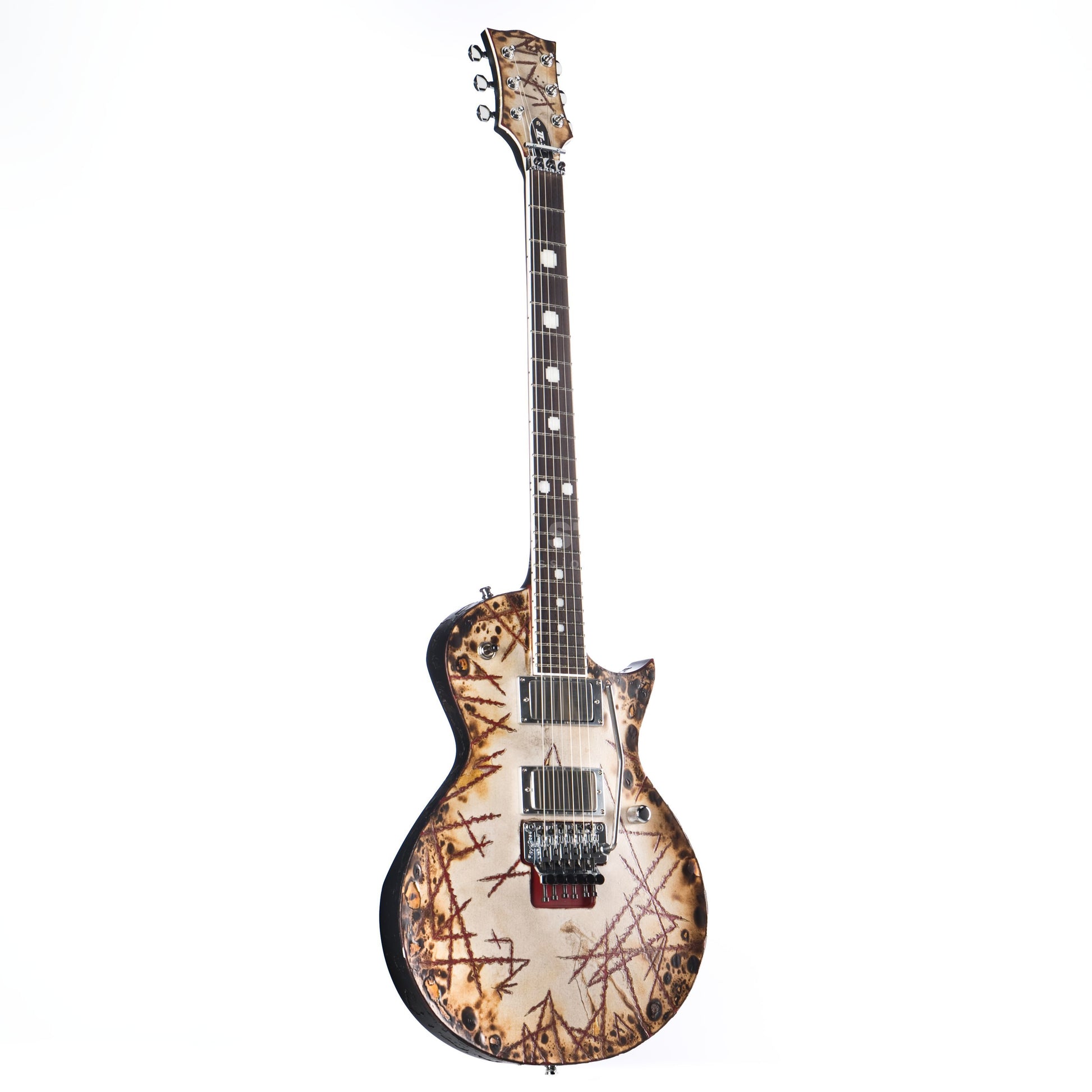 Đàn Guitar Điện ESP E-II RZK-I Burnt Distressed & Burny