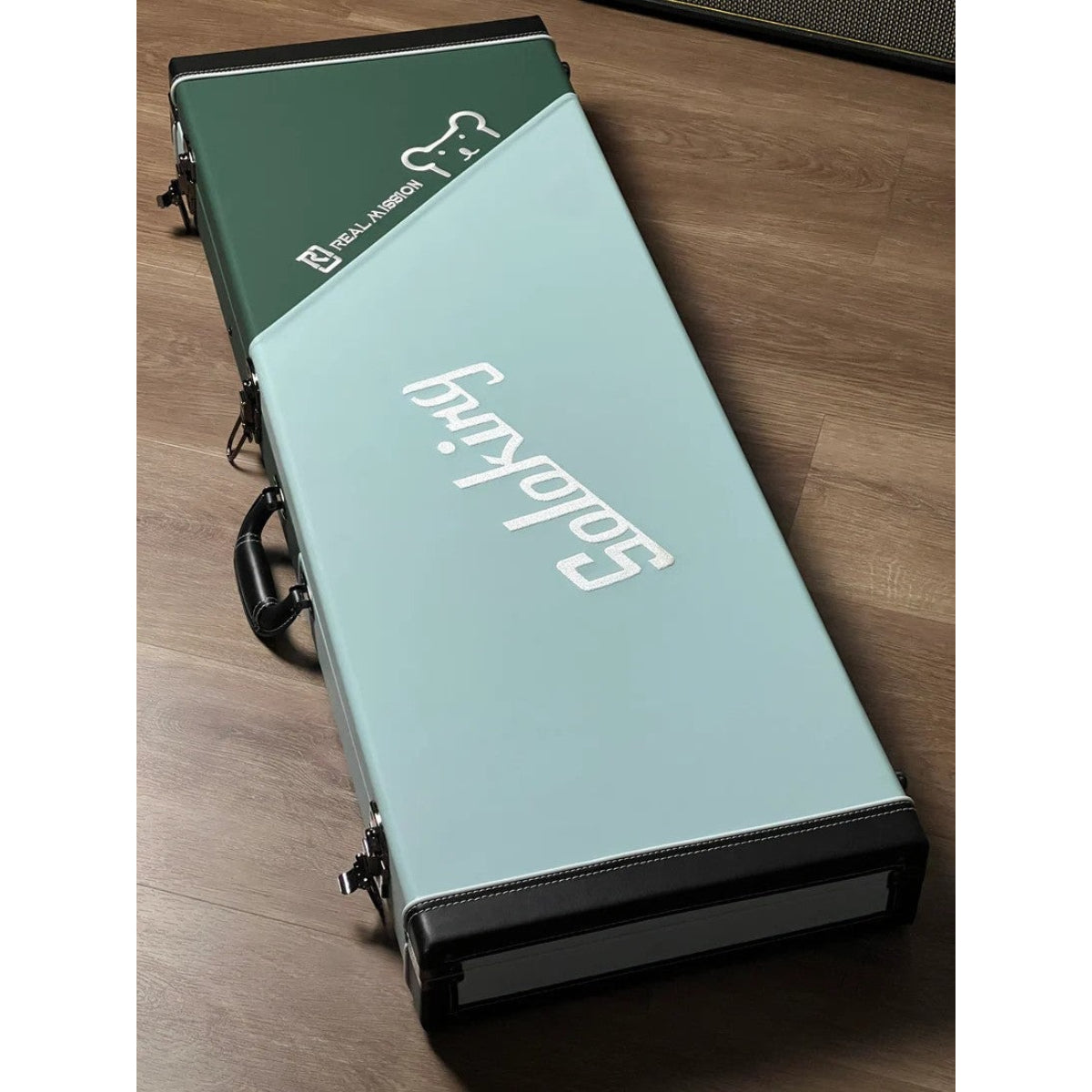 Đàn Guitar Điện Soloking MS1 Custom 24 HH Thinline Elite, Turquoise Wakesurf Limited Edition, Hardshell Case