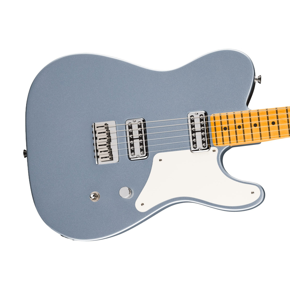 Đàn Guitar Điện Fender 75th Anniversary American Professional Classic Cabronita Telecaster màu Ice Blue Metallic – góc nghiêng