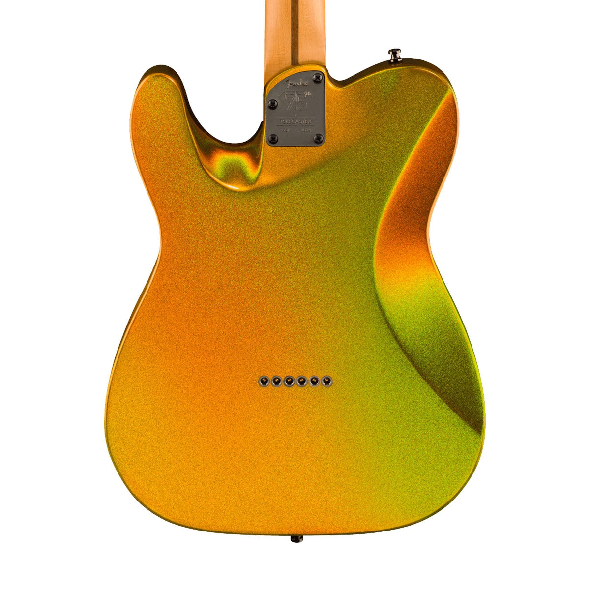 Đàn Guitar Điện Fender 75th Anniversary American Ultra II Telecaster màu Liquid Gold – thân đàn mặt sau