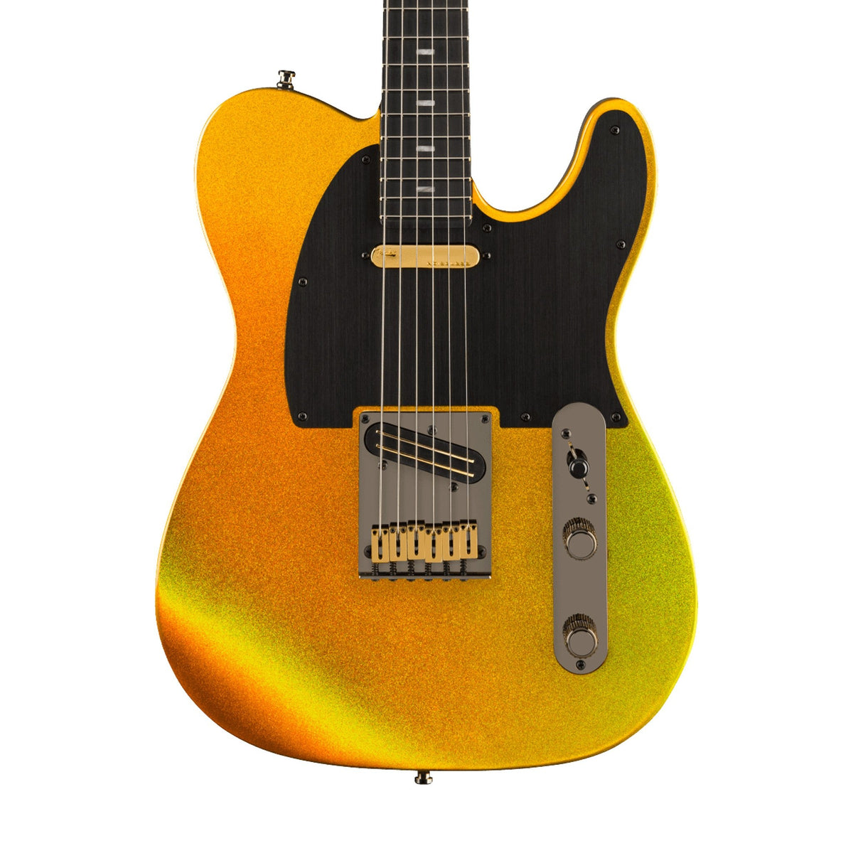 Đàn Guitar Điện Fender 75th Anniversary American Ultra II Telecaster màu Liquid Gold – thân đàn mặt trước