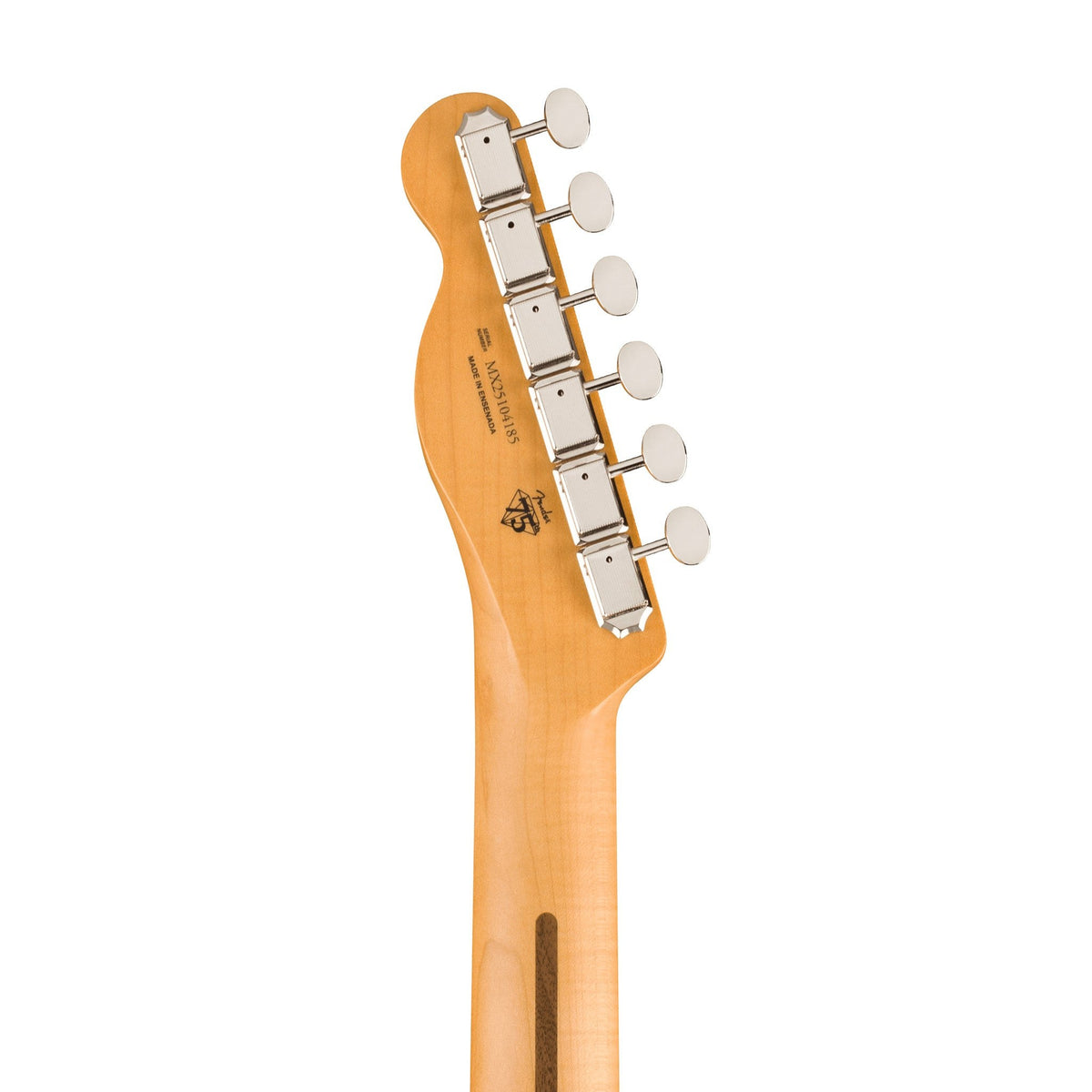 Đàn Guitar Điện Fender 75th Anniversary Player II Sparkle Telecaster màu Diamond Dust Sparkle – đầu đàn mặt sau