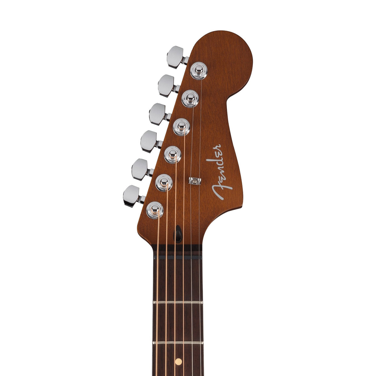 Đàn Guitar Điện Fender Acoustasonic Standard Jazzmaster màu Aged Natural – đầu đàn mặt trước