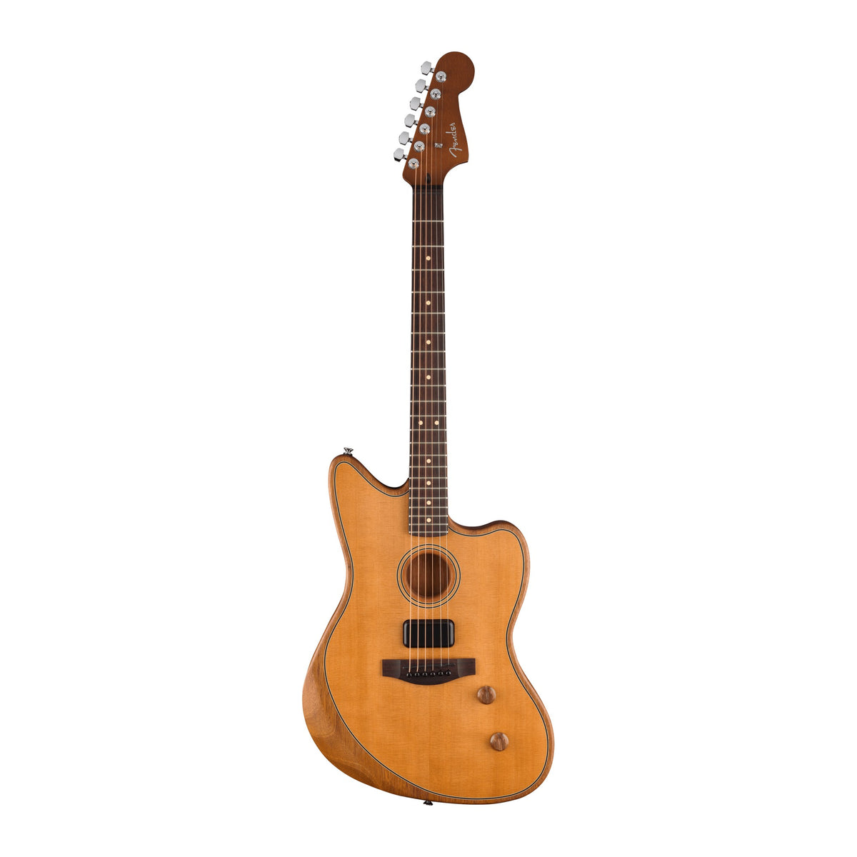 Đàn Guitar Điện Fender Acoustasonic Standard Jazzmaster màu Aged Natural