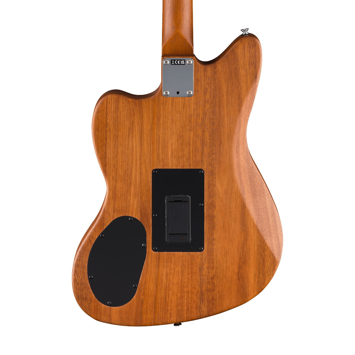 Đàn Guitar Điện Fender Acoustasonic Standard Jazzmaster màu Aged Natural – thân đàn mặt sau