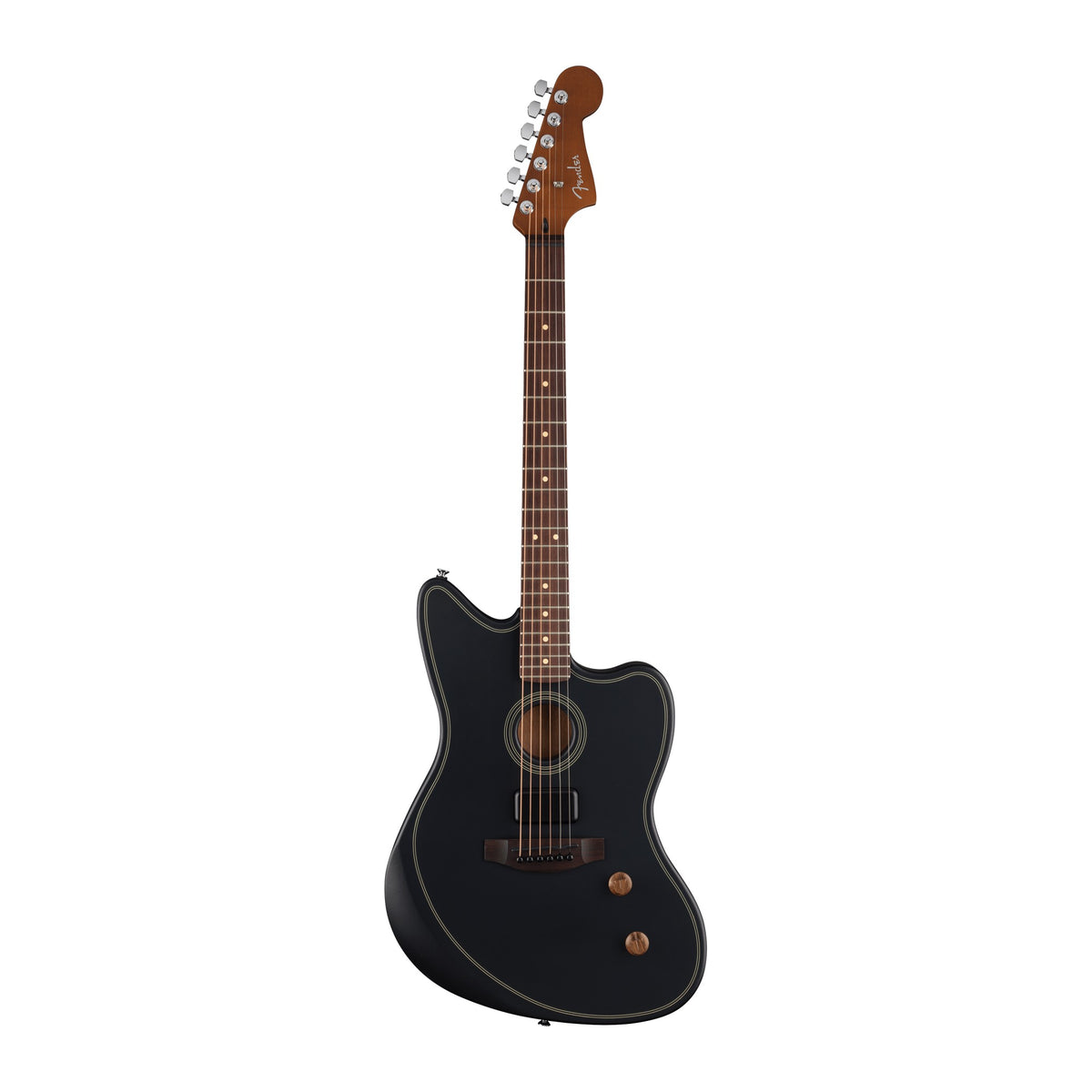 Đàn Guitar Điện Fender Acoustasonic Standard Jazzmaster màu Black