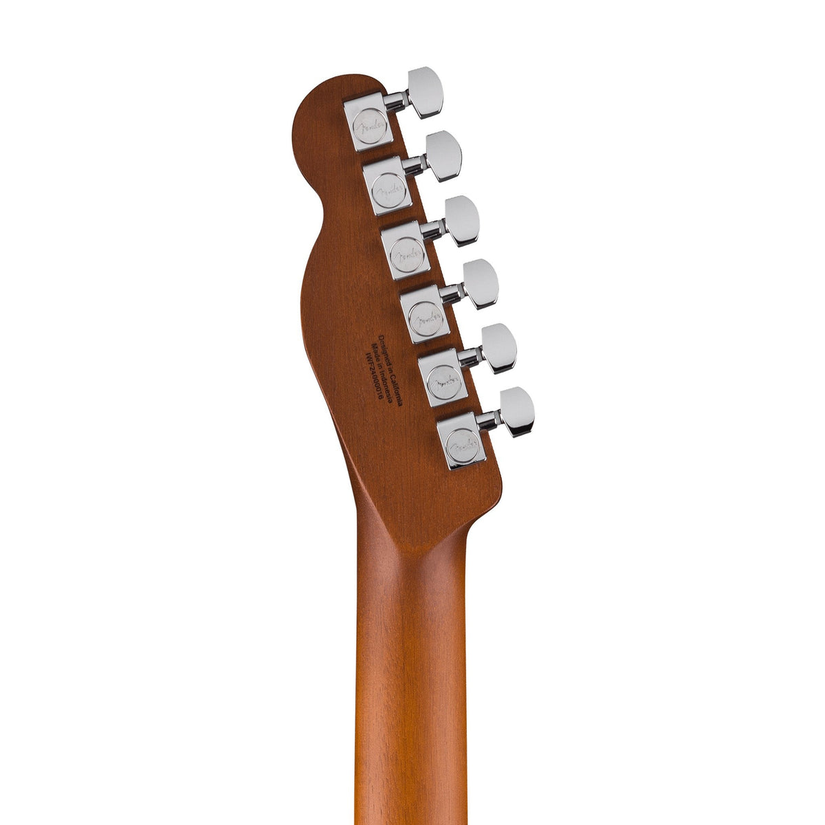 Đàn Guitar Điện Fender Acoustasonic Standard Telecaster màu Aged Natural – đầu đàn mặt sau