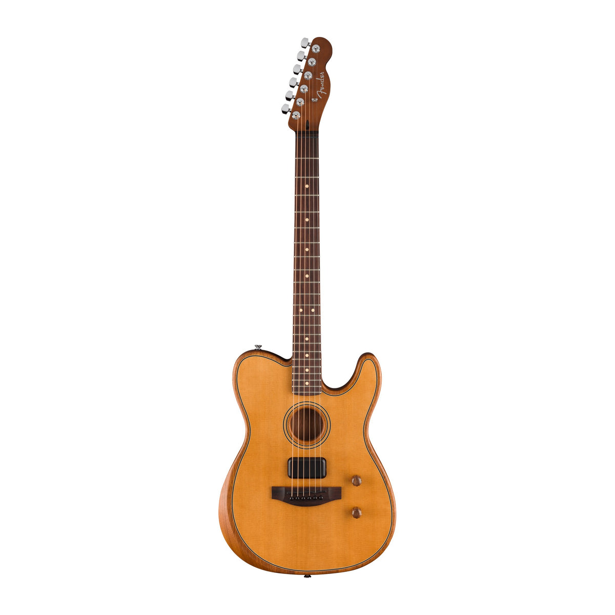 Đàn Guitar Điện Fender Acoustasonic Standard Telecaster màu Aged Natural