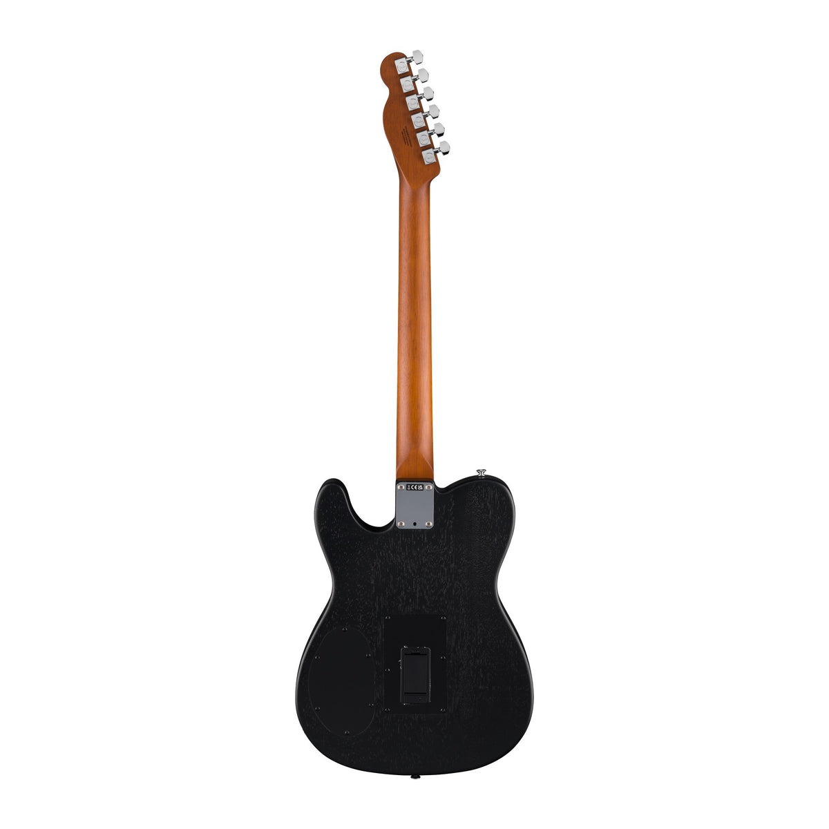 Đàn Guitar Điện Fender Acoustasonic Standard Telecaster màu Black – mặt sau