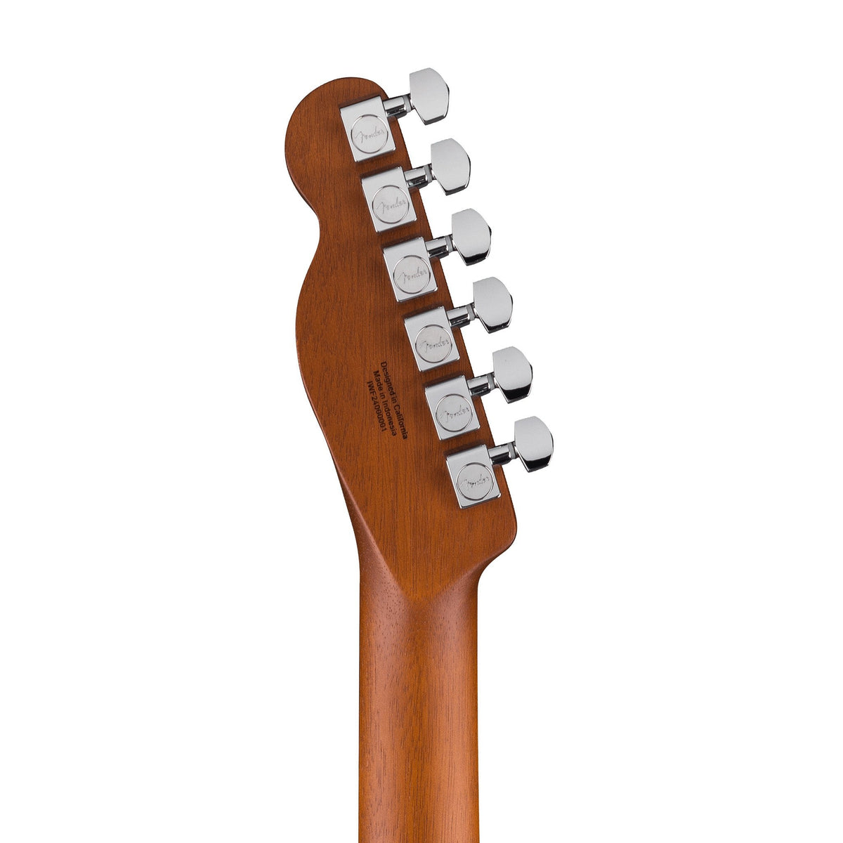 Đàn Guitar Điện Fender Acoustasonic Standard Telecaster màu Black – đầu đàn mặt sau