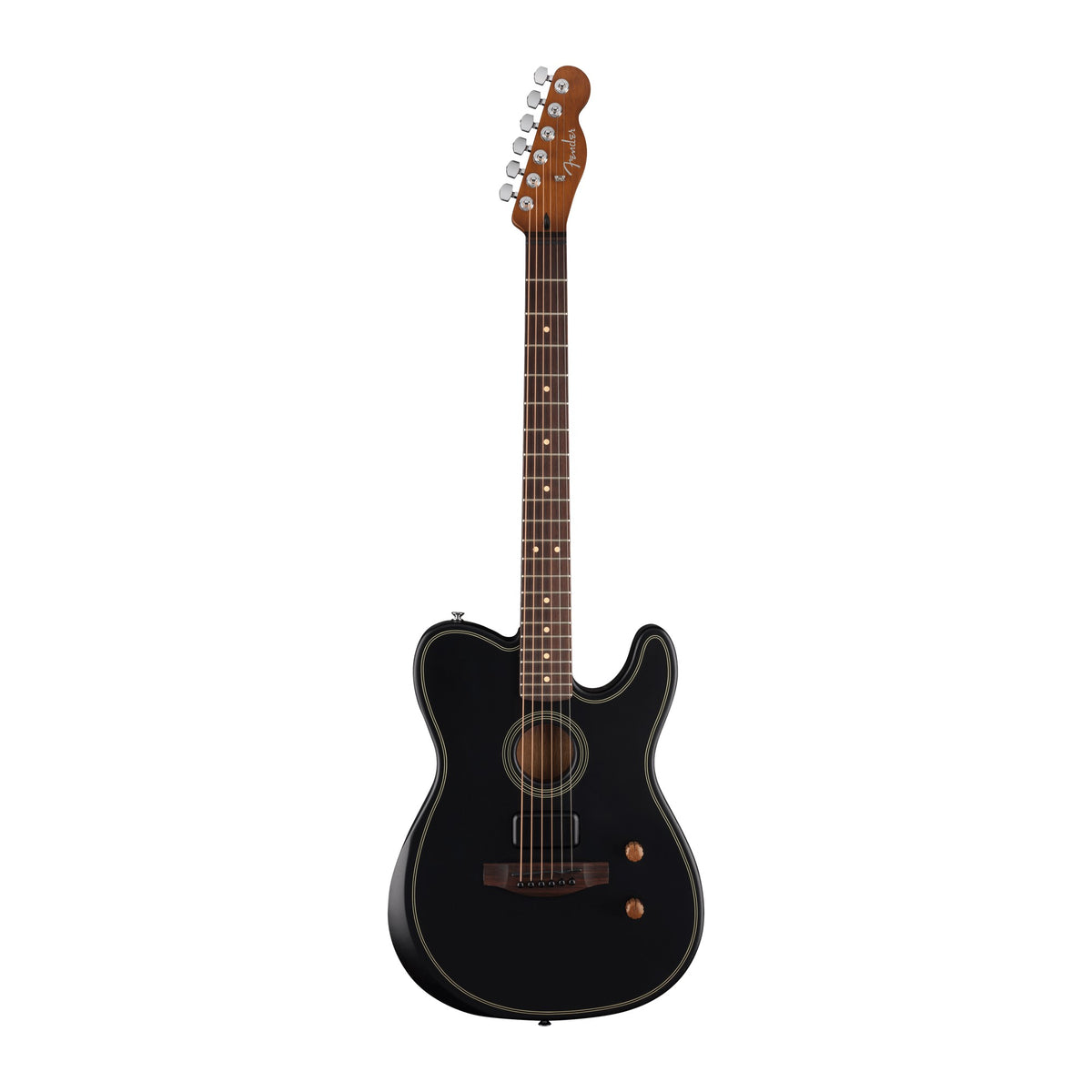 Đàn Guitar Điện Fender Acoustasonic Standard Telecaster màu Black