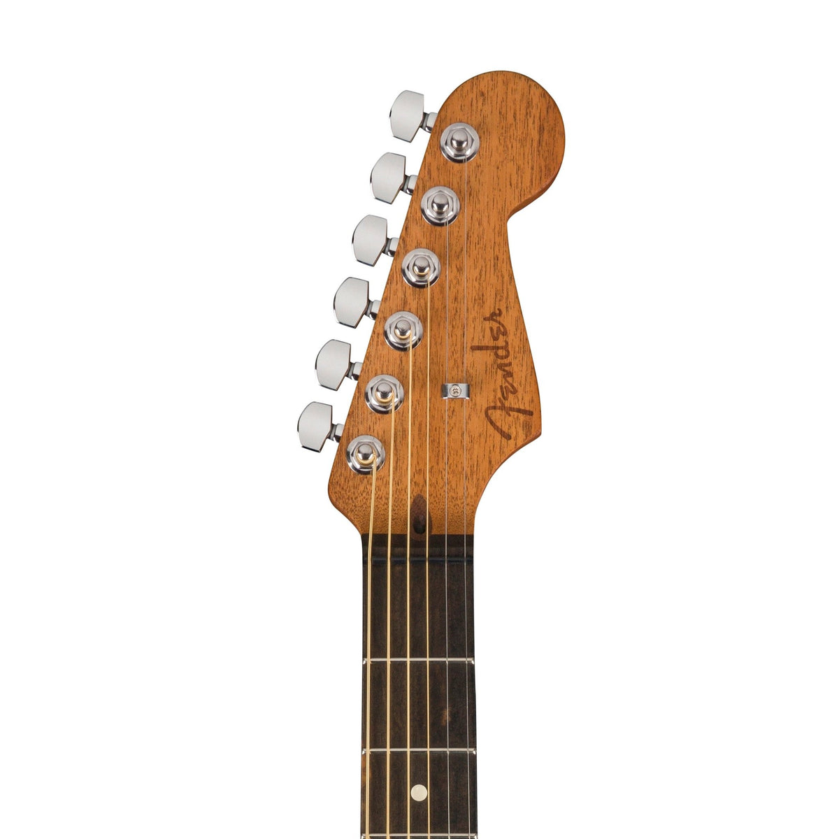 Đàn Guitar Điện Fender American Acoustasonic Jazzmaster All-Mahogany màu Natural – đầu đàn mặt trước