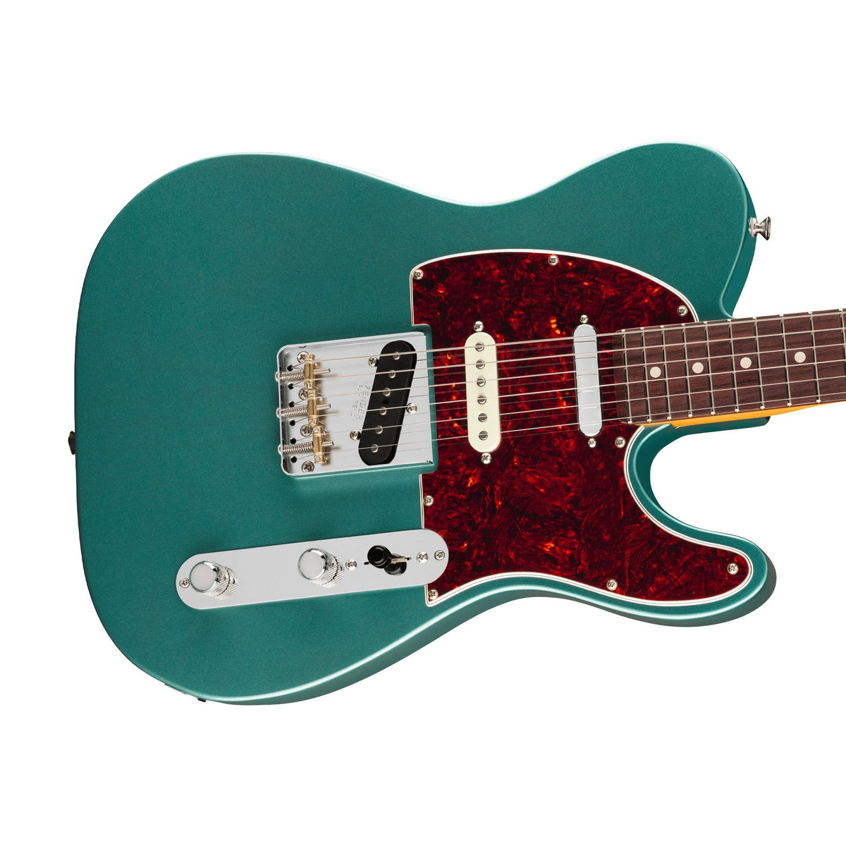Đàn Guitar Điện Fender American Professional Classic Hotshot Telecaster màu Faded Sherwood Green Metallic – góc nghiêng
