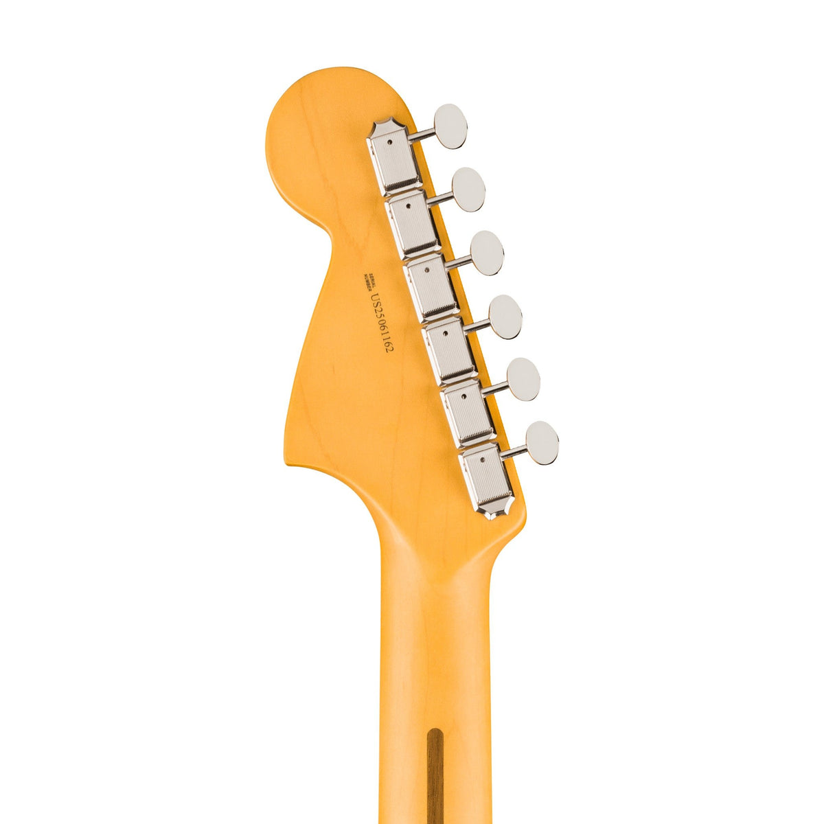 Đàn Guitar Điện Fender American Professional Classic Jaguar màu Faded Firemist Gold – đầu đàn mặt sau