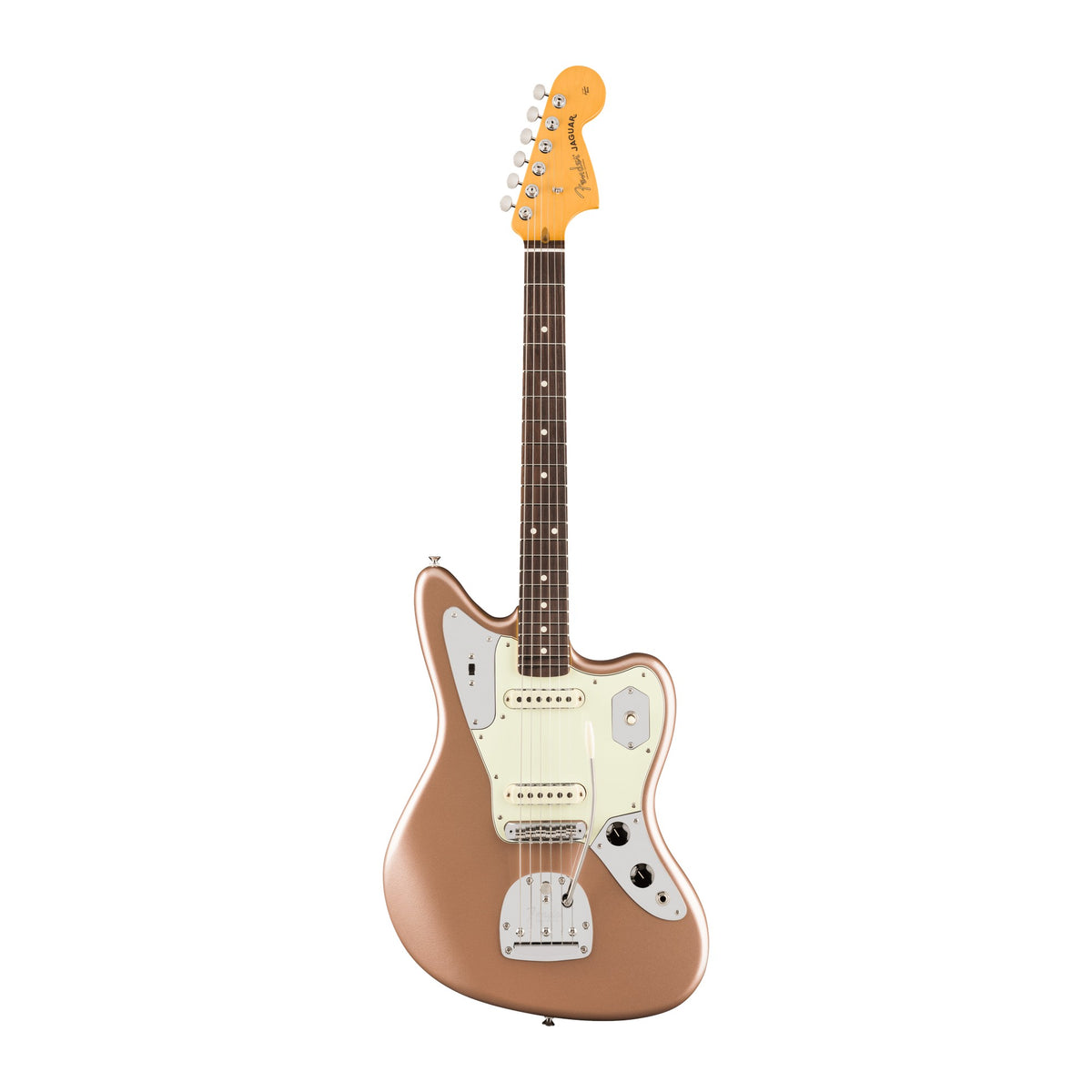 Đàn Guitar Điện Fender American Professional Classic Jaguar màu Faded Firemist Gold
