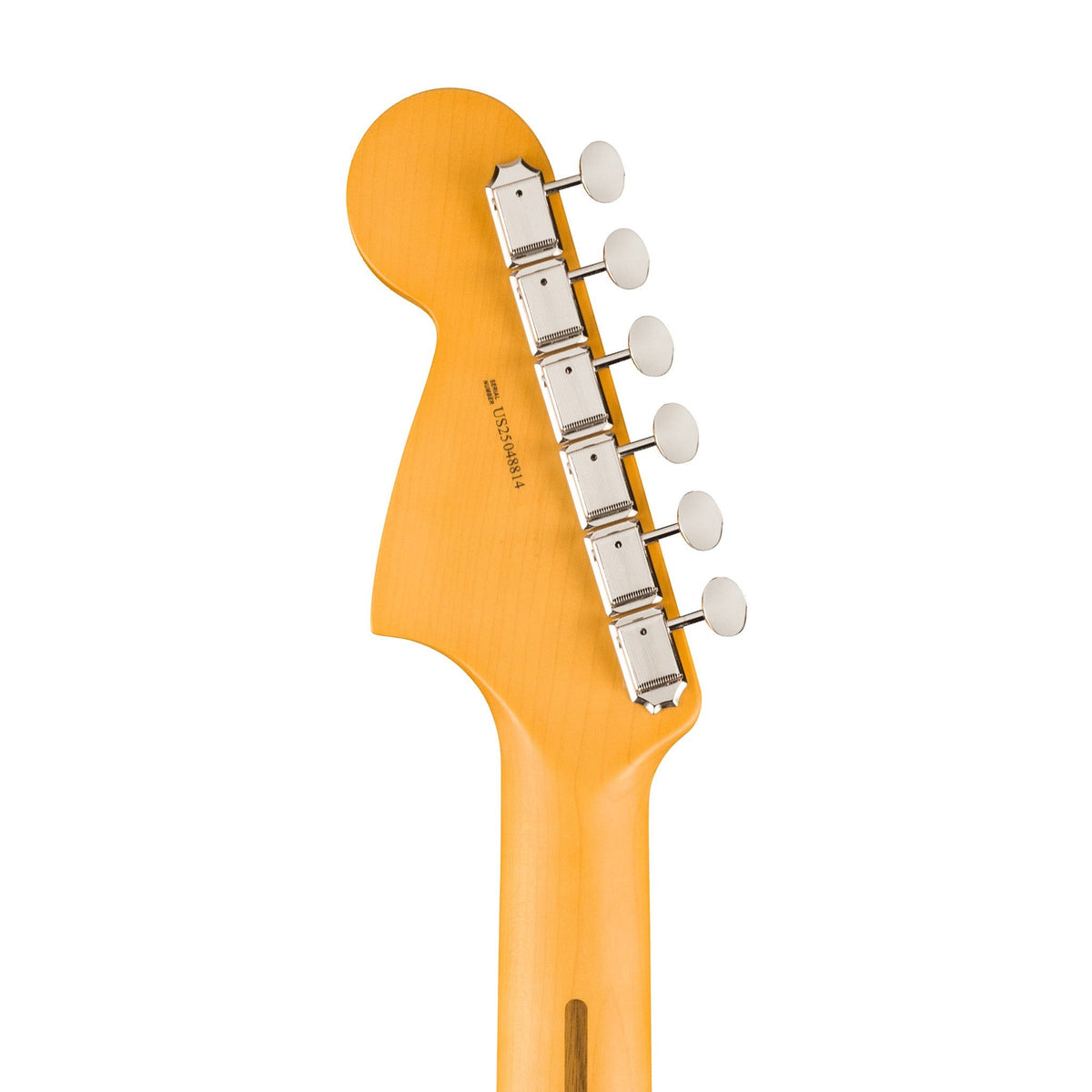Đàn Guitar Điện Fender American Professional Classic Jaguar màu Faded Lake Placid Blue – đầu đàn mặt sau