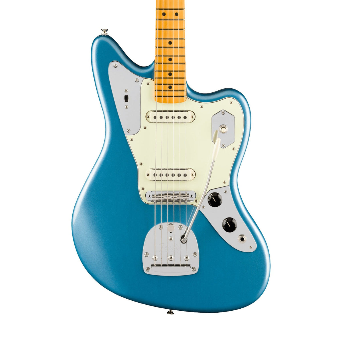 Đàn Guitar Điện Fender American Professional Classic Jaguar màu Faded Lake Placid Blue – thân đàn mặt trước