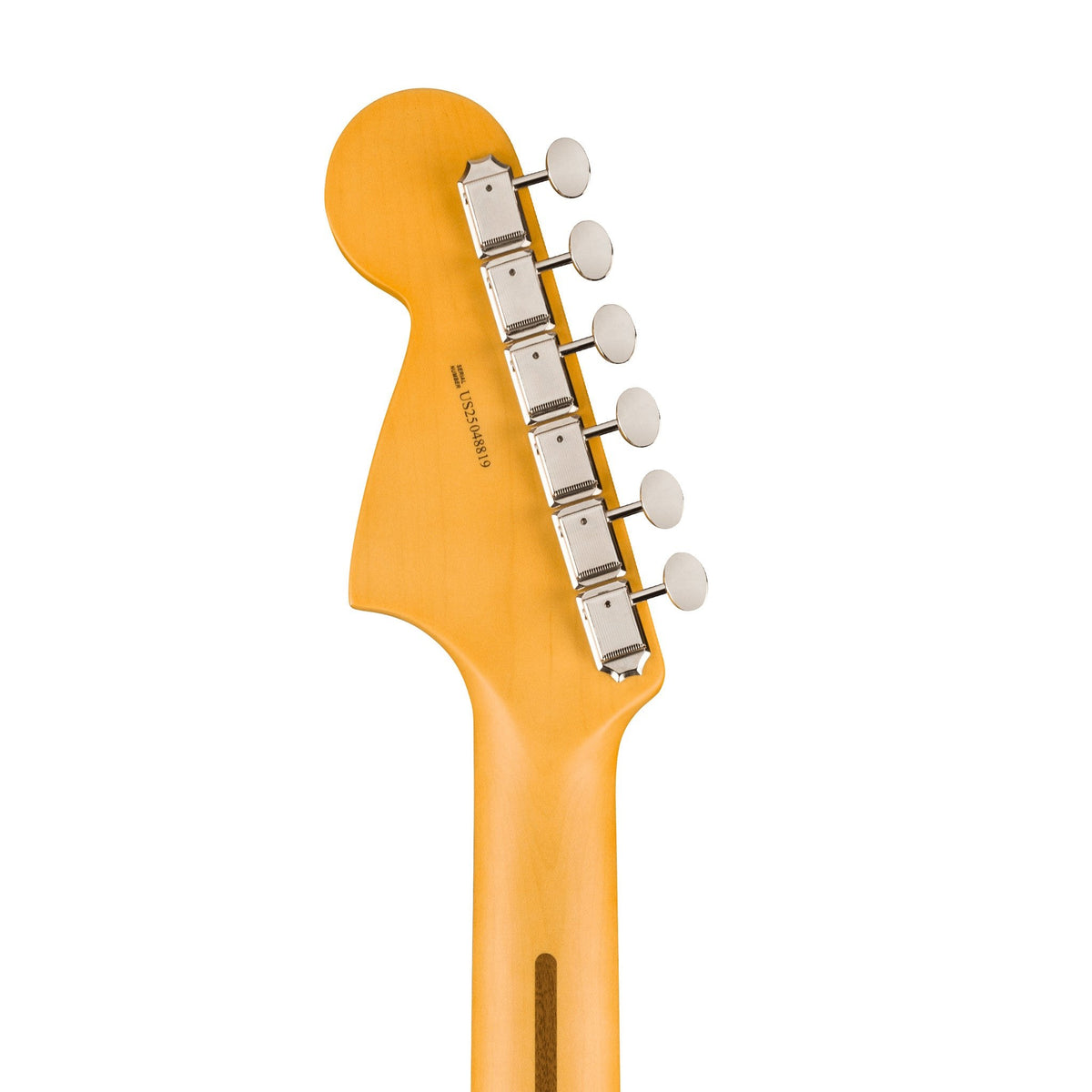 Đàn Guitar Điện Fender American Professional Classic Jaguar màu Faded Sherwood Green Metallic – đầu đàn mặt sau