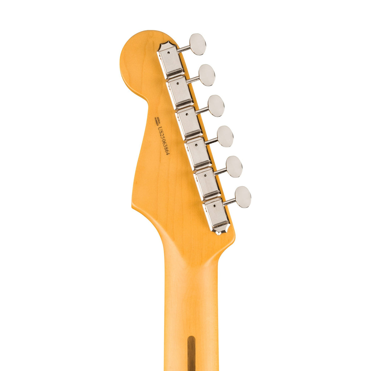 Đàn Guitar Điện Fender American Professional Classic Stratocaster HSS màu Faded Black – đầu đàn mặt sau