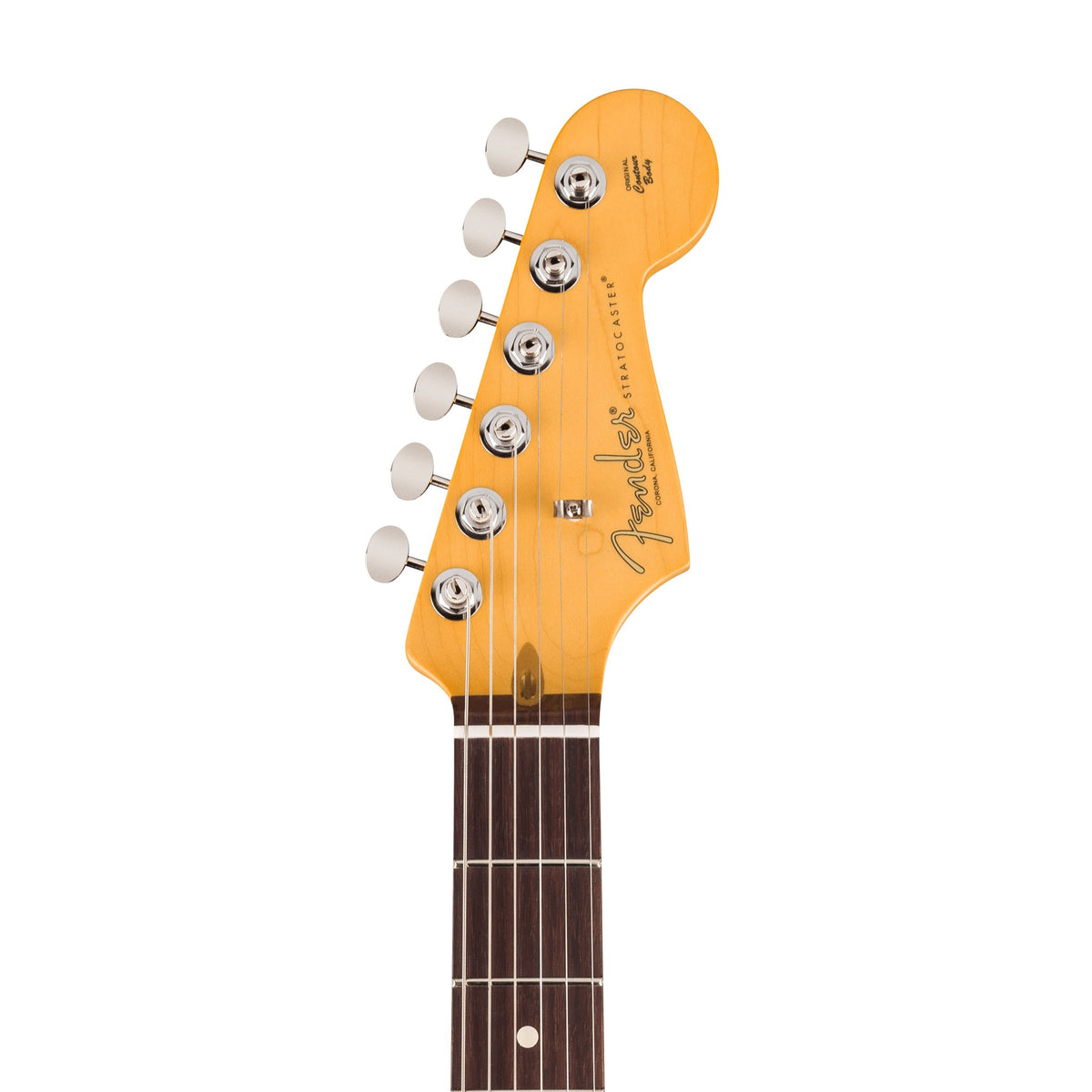 Đàn Guitar Điện Fender American Professional Classic Stratocaster HSS màu Faded Sherwood Green Metallic – đầu đàn mặt trước
