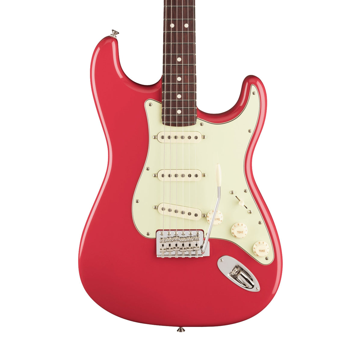 Đàn Guitar Điện Fender American Professional Classic Stratocaster màu Faded Dakota Red – thân đàn mặt trước