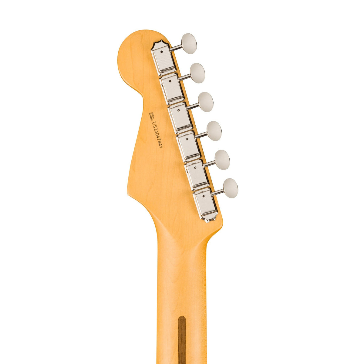 Đàn Guitar Điện Fender American Professional Classic Stratocaster màu Faded Firemist Gold – đầu đàn mặt sau