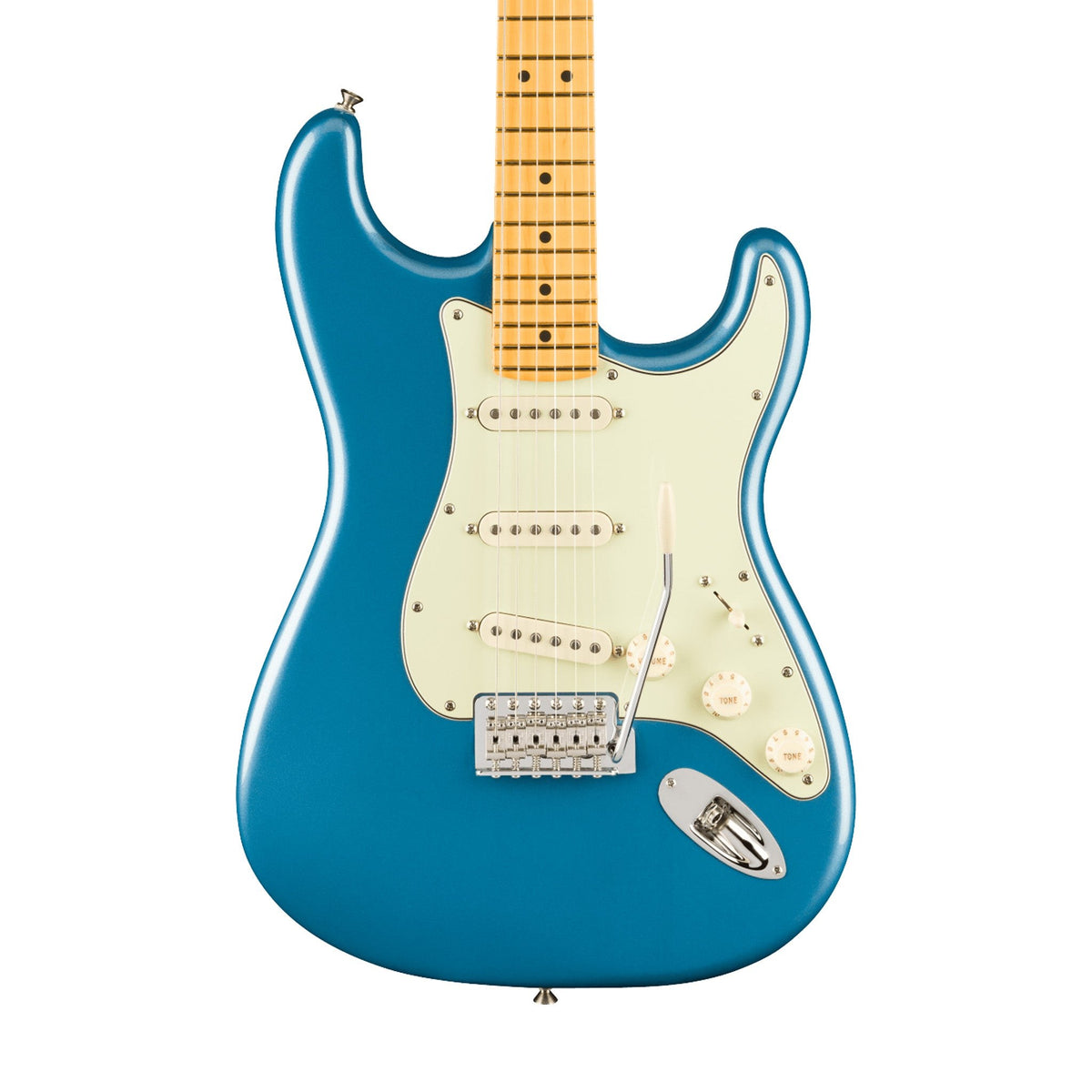 Đàn Guitar Điện Fender American Professional Classic Stratocaster màu Faded Lake Placid Blue – thân đàn mặt trước