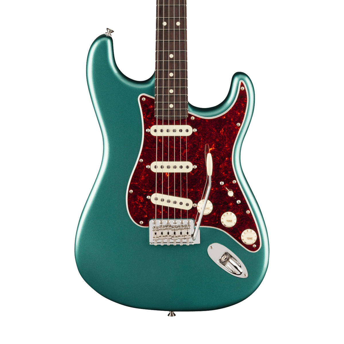 Đàn Guitar Điện Fender American Professional Classic Stratocaster màu Faded Sherwood Green Metallic – thân đàn mặt trước