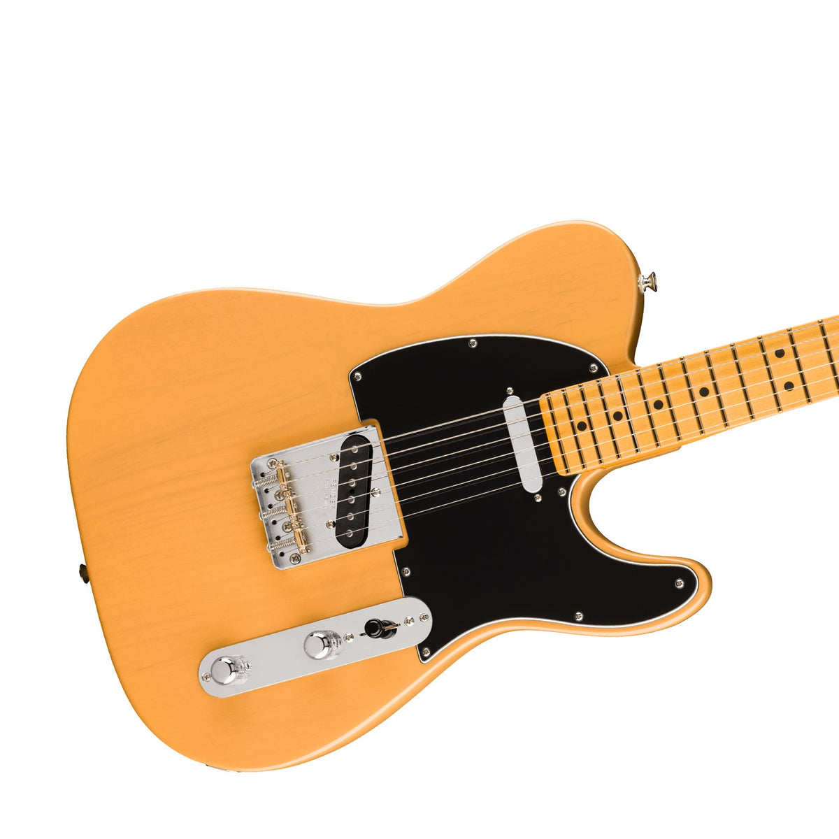 Đàn Guitar Điện Fender American Professional Classic Telecaster màu Butterscotch Blonde – góc nghiêng