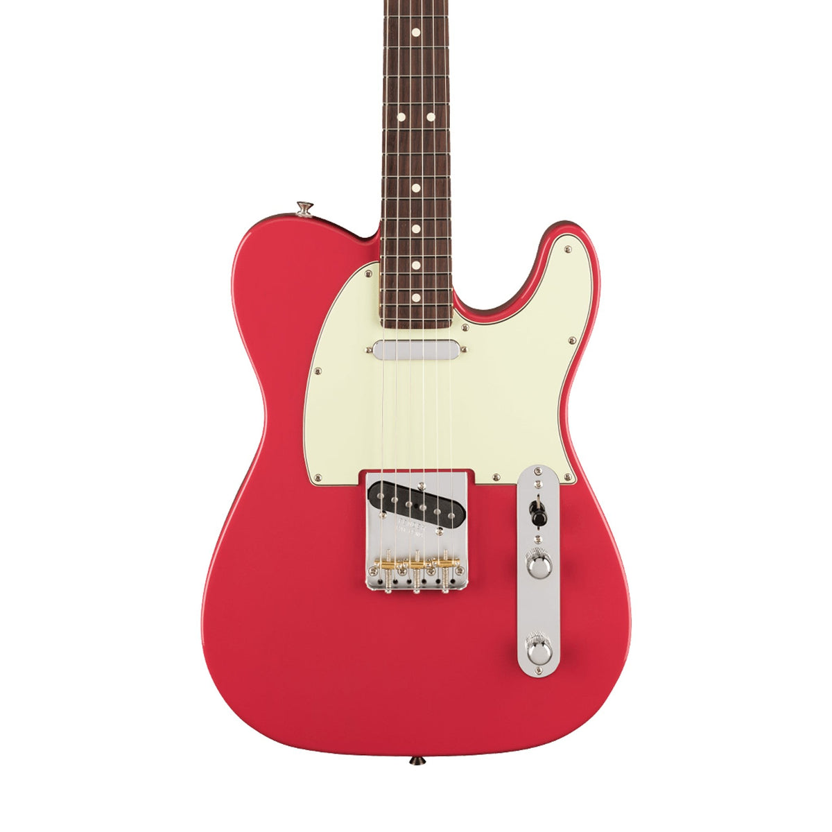 Đàn Guitar Điện Fender American Professional Classic Telecaster màu Faded Dakota Red – thân đàn mặt trước