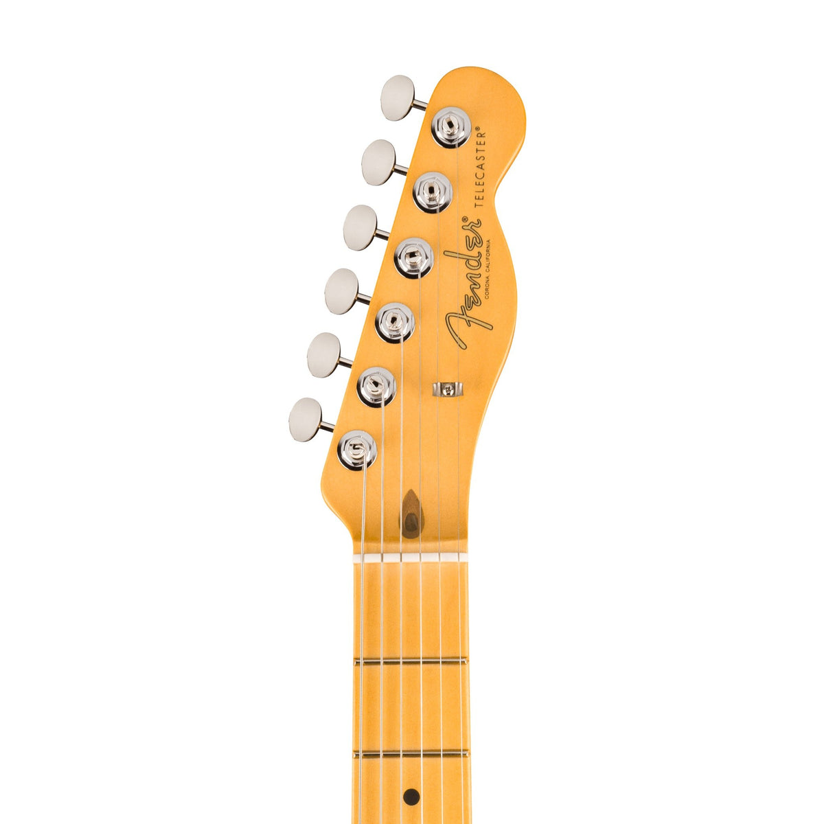 Đàn Guitar Điện Fender American Professional Classic Telecaster màu Faded Lake Placid Blue – đầu đàn mặt trước